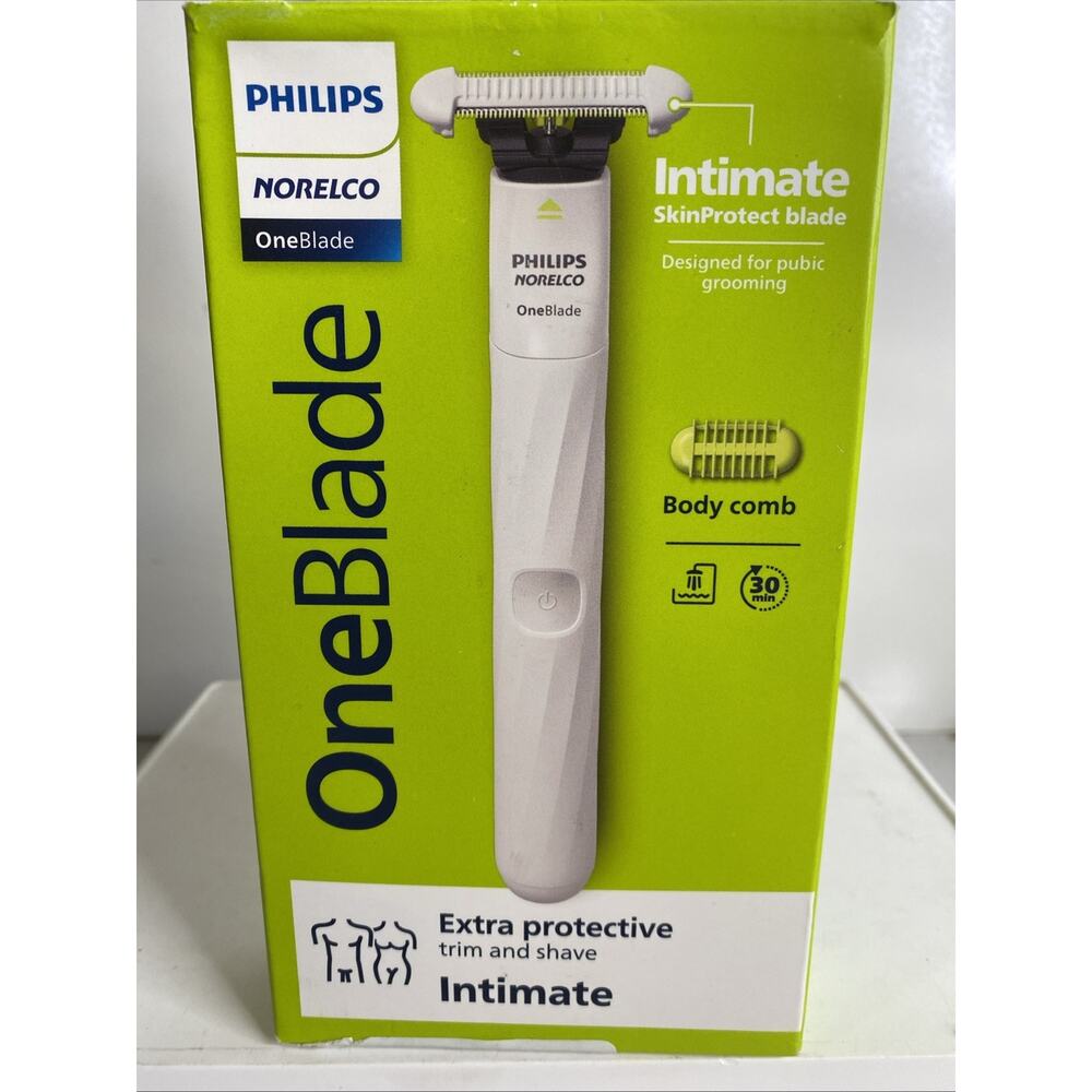 Philips Norelco OneBlade Intimate Trimmer & Shaver, Skin Protection, QP1924/70